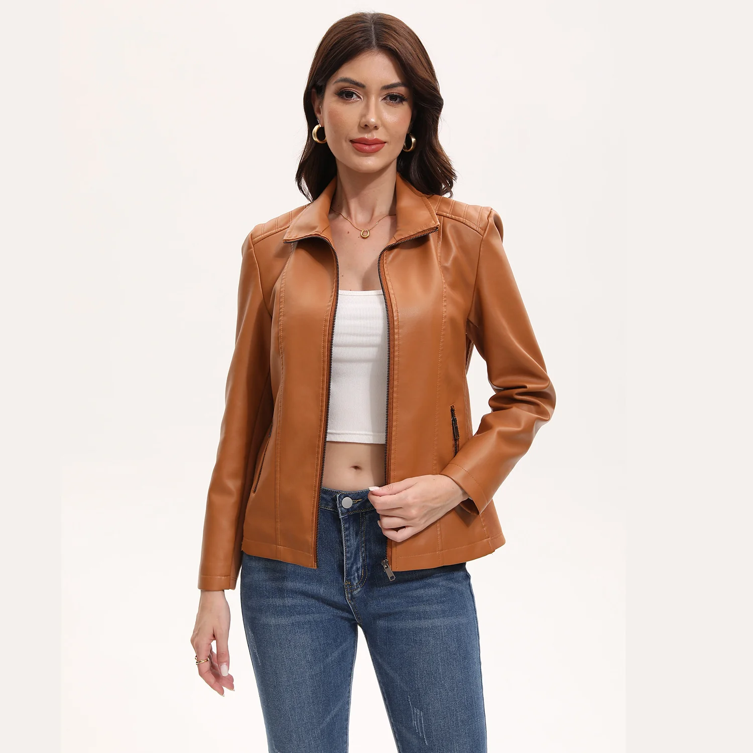 Damen Kunstlederjacke Heidi-Mode - Image 4