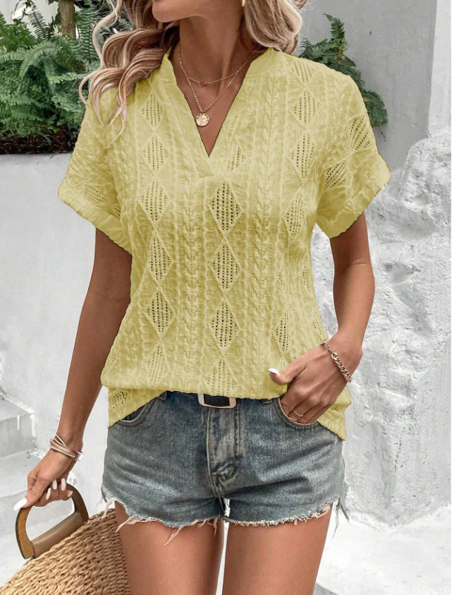 Damen Kurzarmbluse Heidi-Mode - Image 3