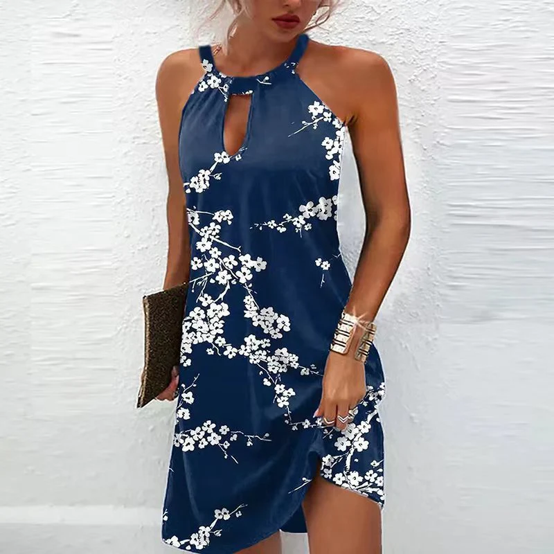 Damen kurzes Sommerkleid mit floralen Mustern Heidi-Mode - Image 6