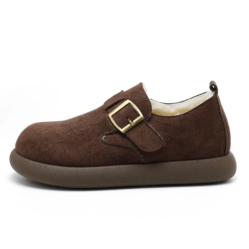 Damen kuschelige Clogs mit modischem Schnallenverschluss und weichem Innenfutter Heidi Mode - Image 6
