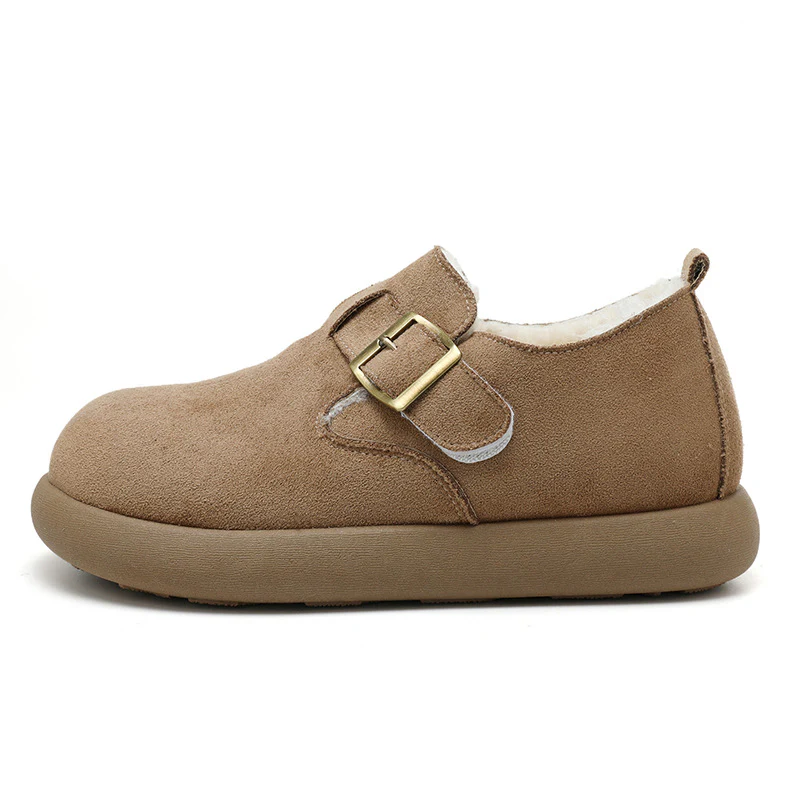 Damen kuschelige Clogs mit modischem Schnallenverschluss und weichem Innenfutter Heidi Mode - Image 8