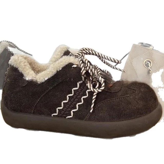 Damen Kuschelige Hausschuhe aus hochwertigem Wildleder mit flauschigem Innenfutter Heidi Mode - Image 5