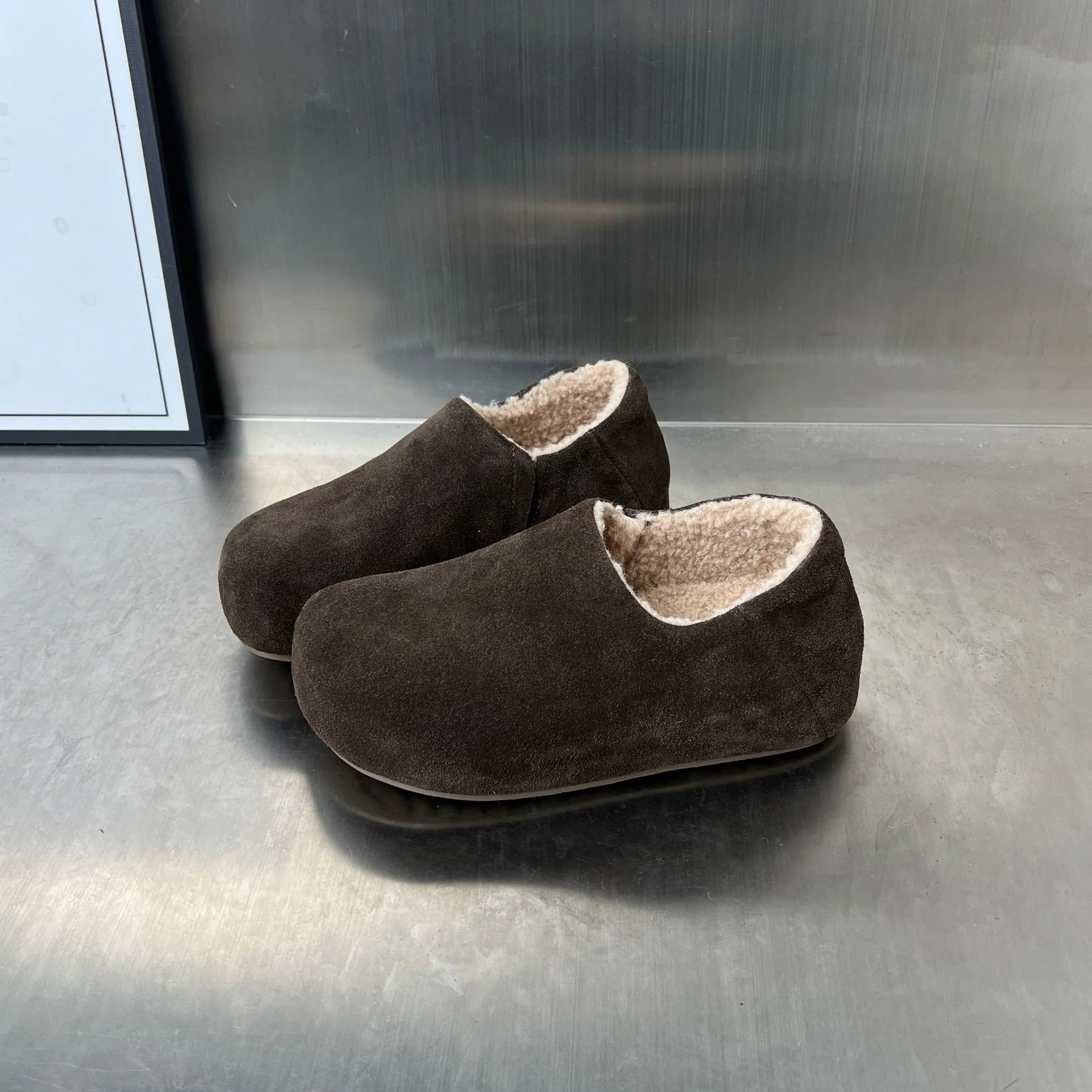 Damen Kuschelige Hausschuhe mit weichem Fleecefutter und rutschfester Sohle Heidi Mode