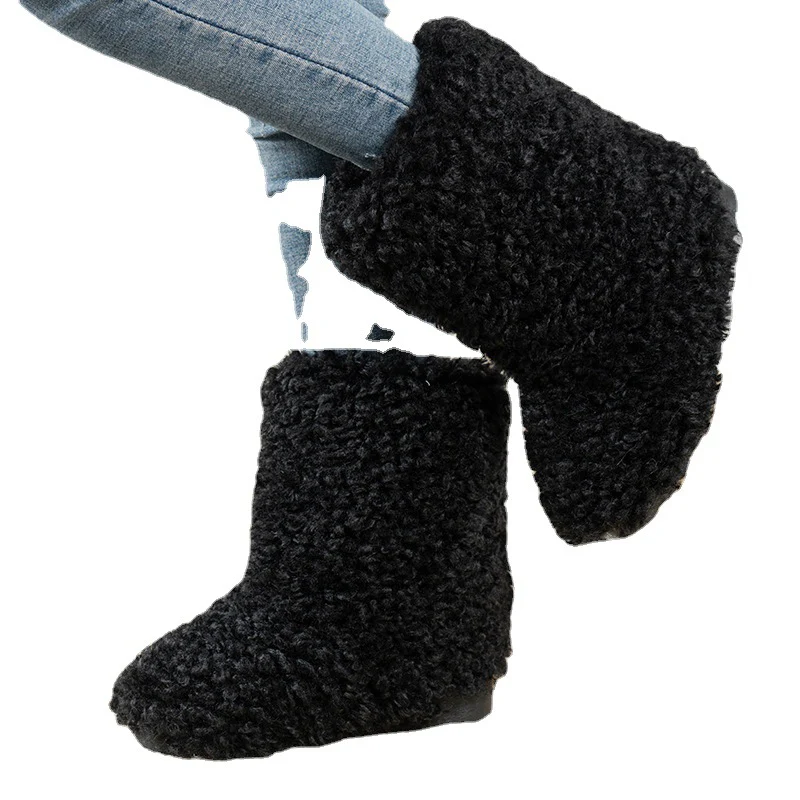 Damen kuschelige Warmhausschuhe aus hochwertigem Fleece Heidi Mode - Image 5