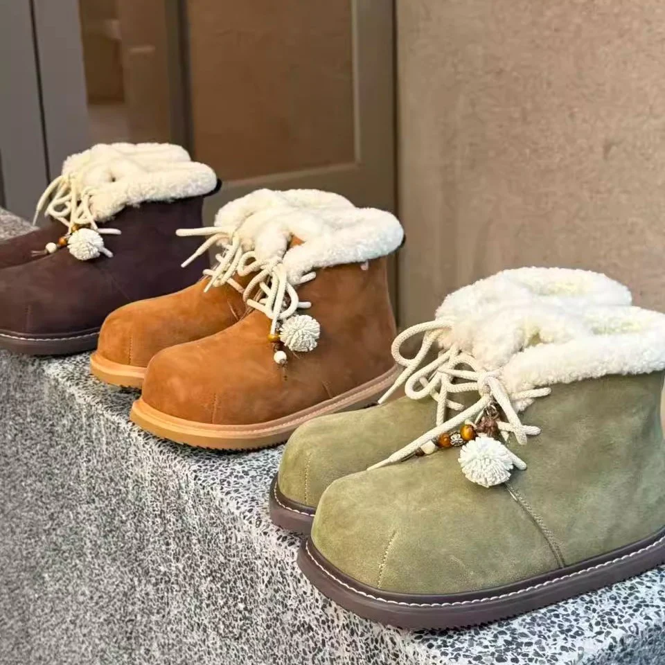 Damen Kuschelige Winterboots mit weichem Kunstfellkragen Heidi Mode - Image 2