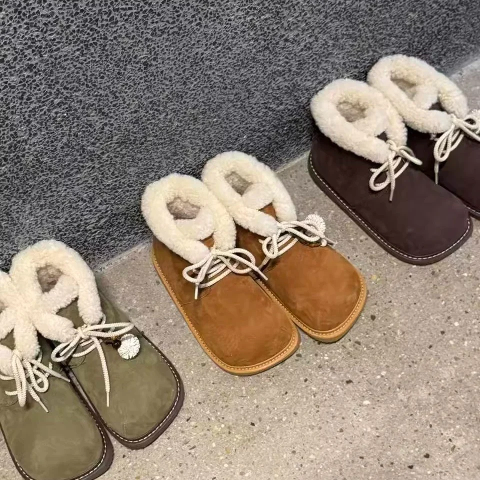 Damen Kuschelige Winterboots mit weichem Kunstfellkragen Heidi Mode - Image 3
