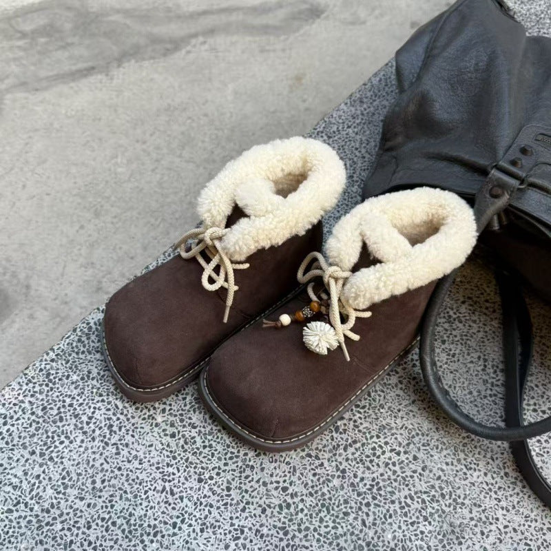 Damen Kuschelige Winterboots mit weichem Kunstfellkragen Heidi Mode - Image 6