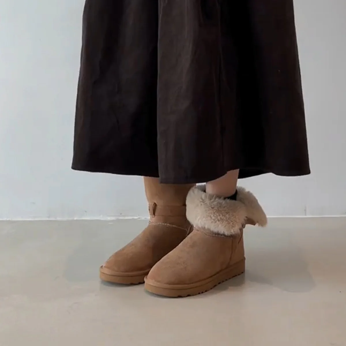 Damen Kuschelige Winterboots mit weichem Kunstfellkragen und robuster Sohle Heidi Mode - Image 4