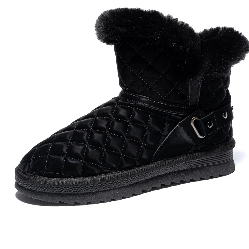 Damen kuschelige Winterstiefel mit modischem Obermaterial und elegantem Kunstfell Heidi Mode - Image 5