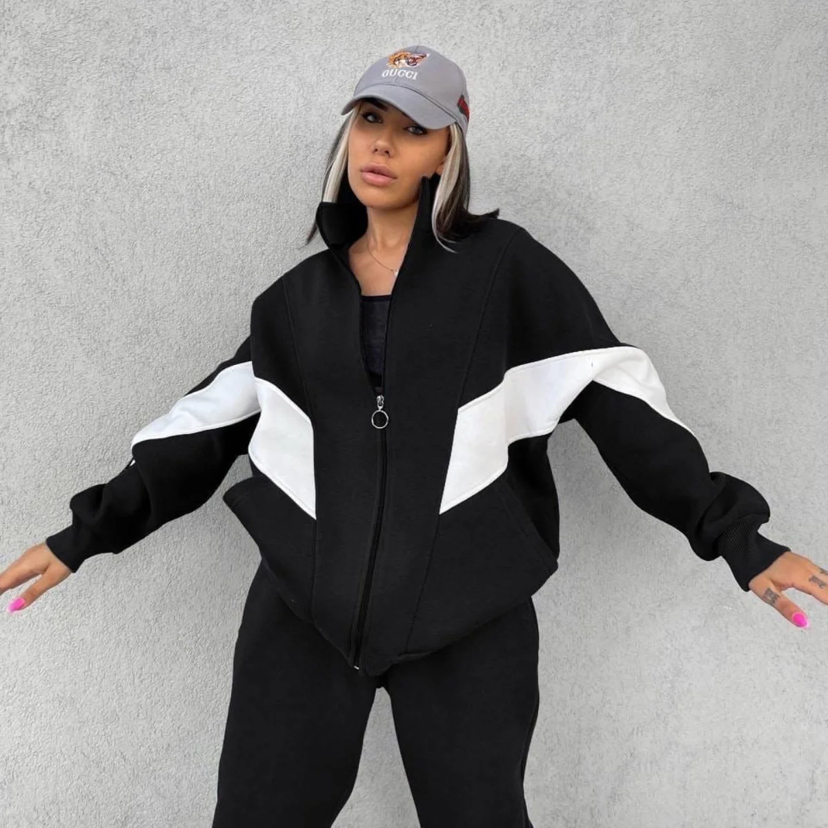 Damen kuscheliges Fleece-Trainingsanzug Heidi-Mode - Image 4