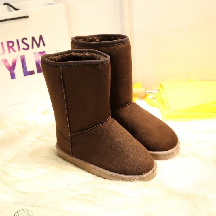 Damen Kuschelstiefel mit warmem Innenfutter und rutschfester Sohle Heidi Mode - Image 3