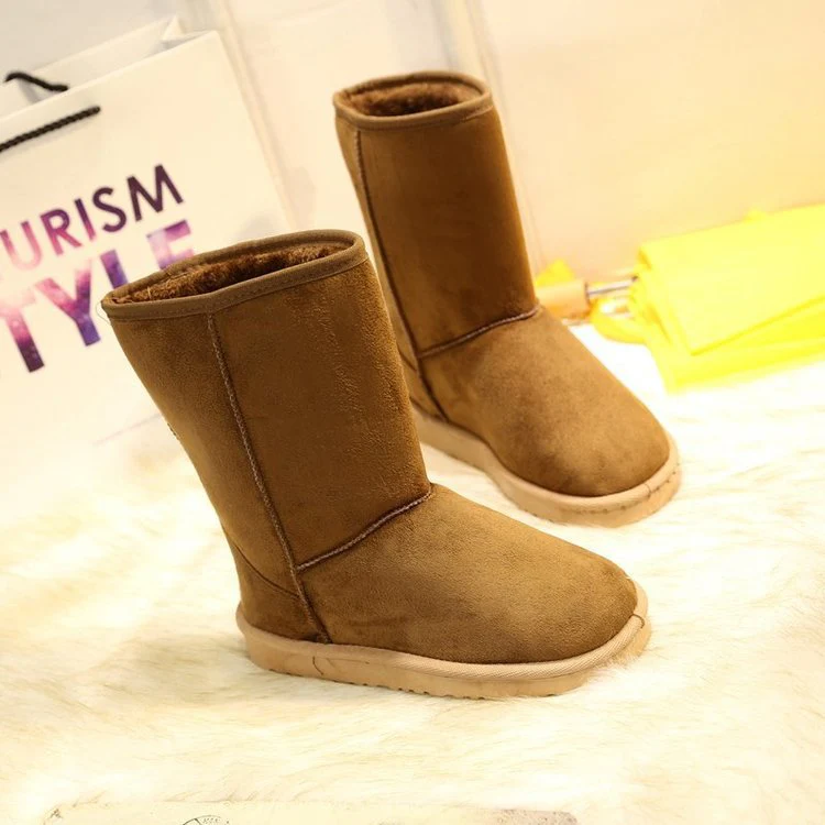 Damen Kuschelstiefel mit warmem Innenfutter und rutschfester Sohle Heidi Mode - Image 4