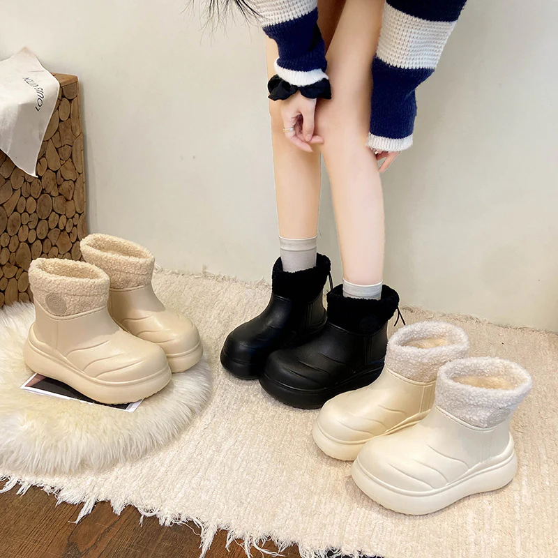 Damen kuschelweiche Winterboots mit robustem Sohlenprofil und wärmendem Innenfutter Heidi Mode - Image 3