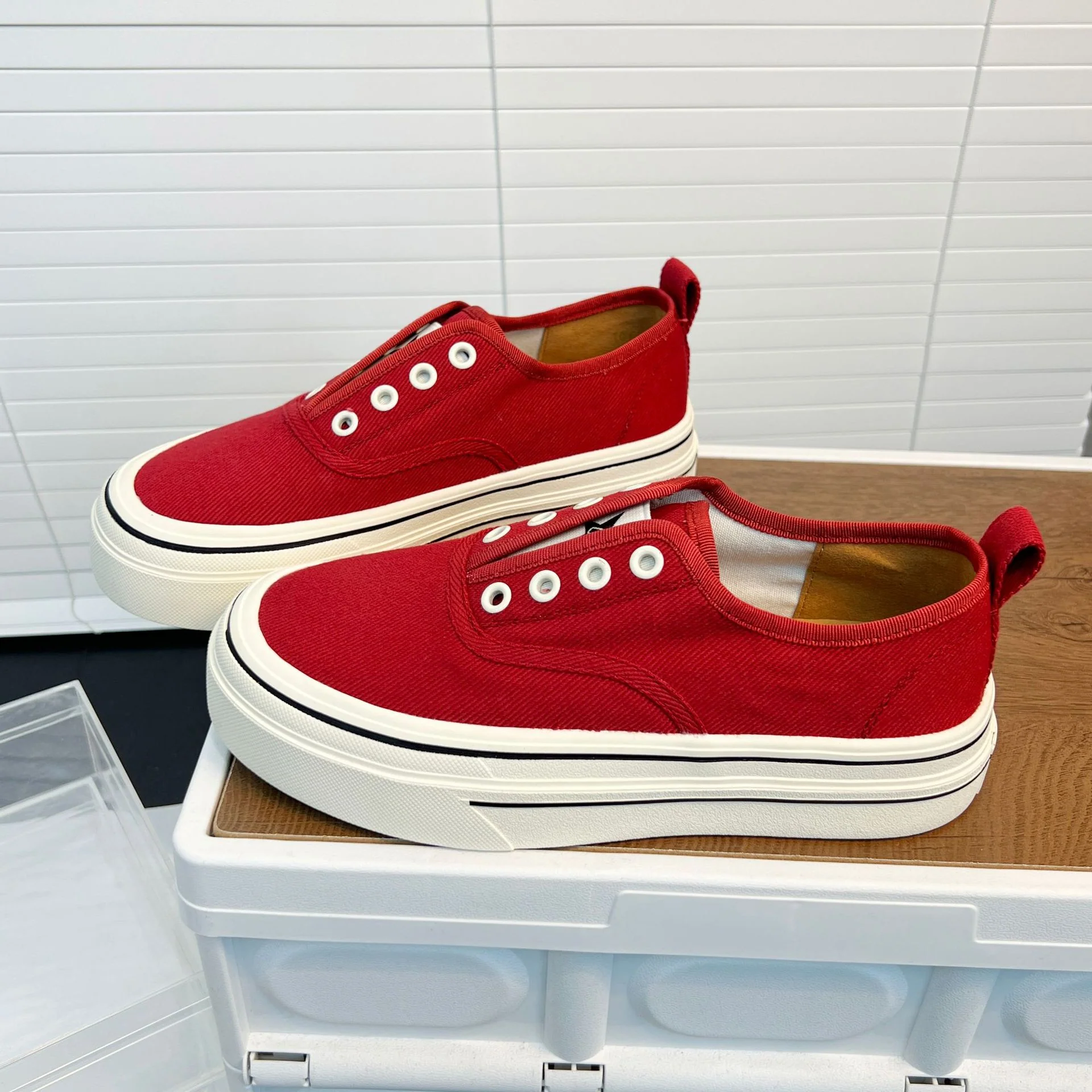 Damen lässige Canvas Sneaker mit komfortabler Innensohle und rutschfester Gummisohle Heidi Mode - Image 6