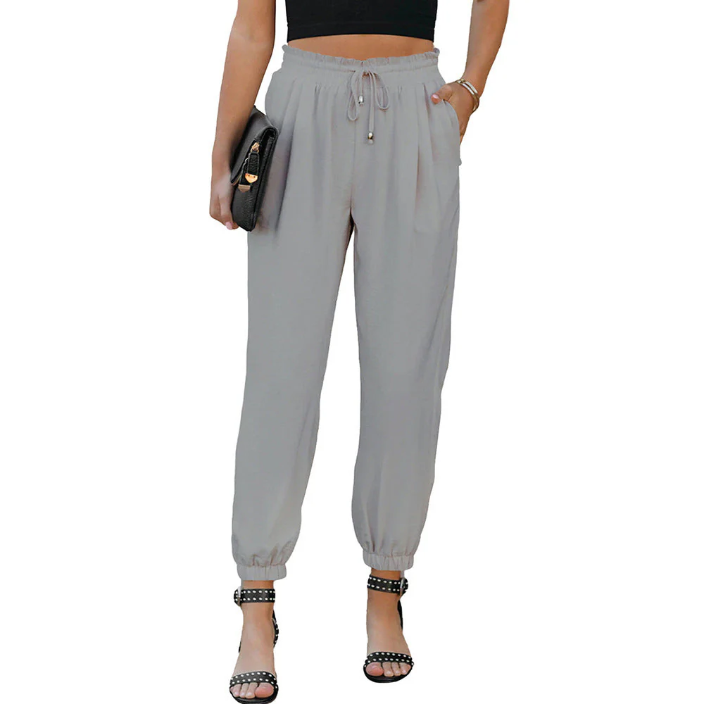 Damen Lässige Freizeithose mit Elastischem Bund und Praktischen Taschen Heidi-Mode - Image 11