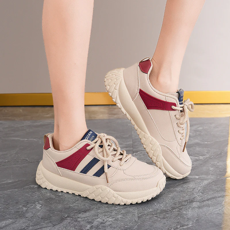 Damen lässige Freizeitsneaker mit atmungsaktiver Oberfläche und rutschfester Sohle Heidi Mode - Image 3