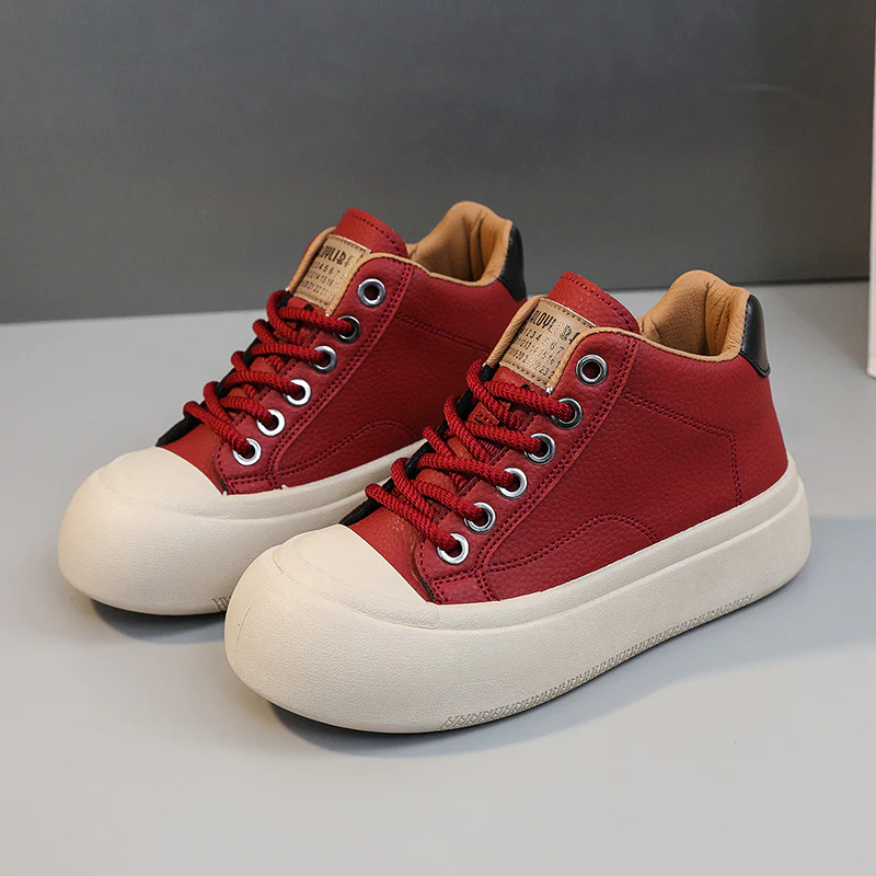 Damen lässige High-Top Sneakers mit dämpfendem Sohlenprofil und strapazierfähigem Obermaterial Heidi Mode - Image 6