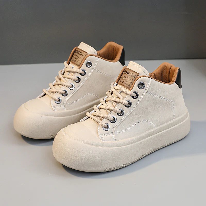 Damen lässige High-Top Sneakers mit dämpfendem Sohlenprofil und strapazierfähigem Obermaterial Heidi Mode - Image 8