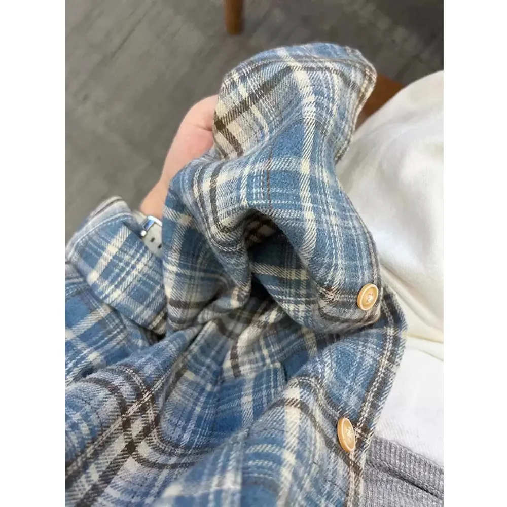 Damen lässige Karottenjeans mit weitem Bein und Oversized-Hemd Heidi-Mode - Image 5