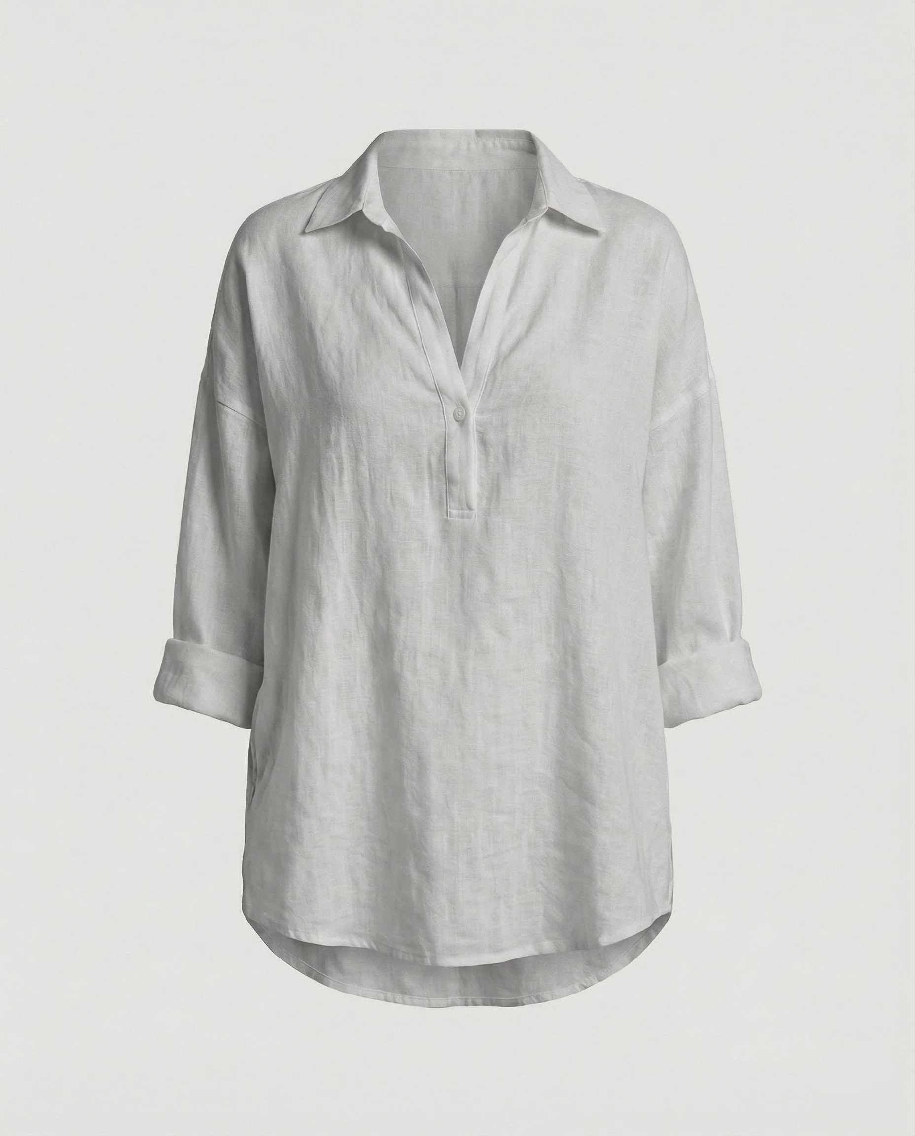 Leinenbluse Damen mit Knopfleiste - Image 12