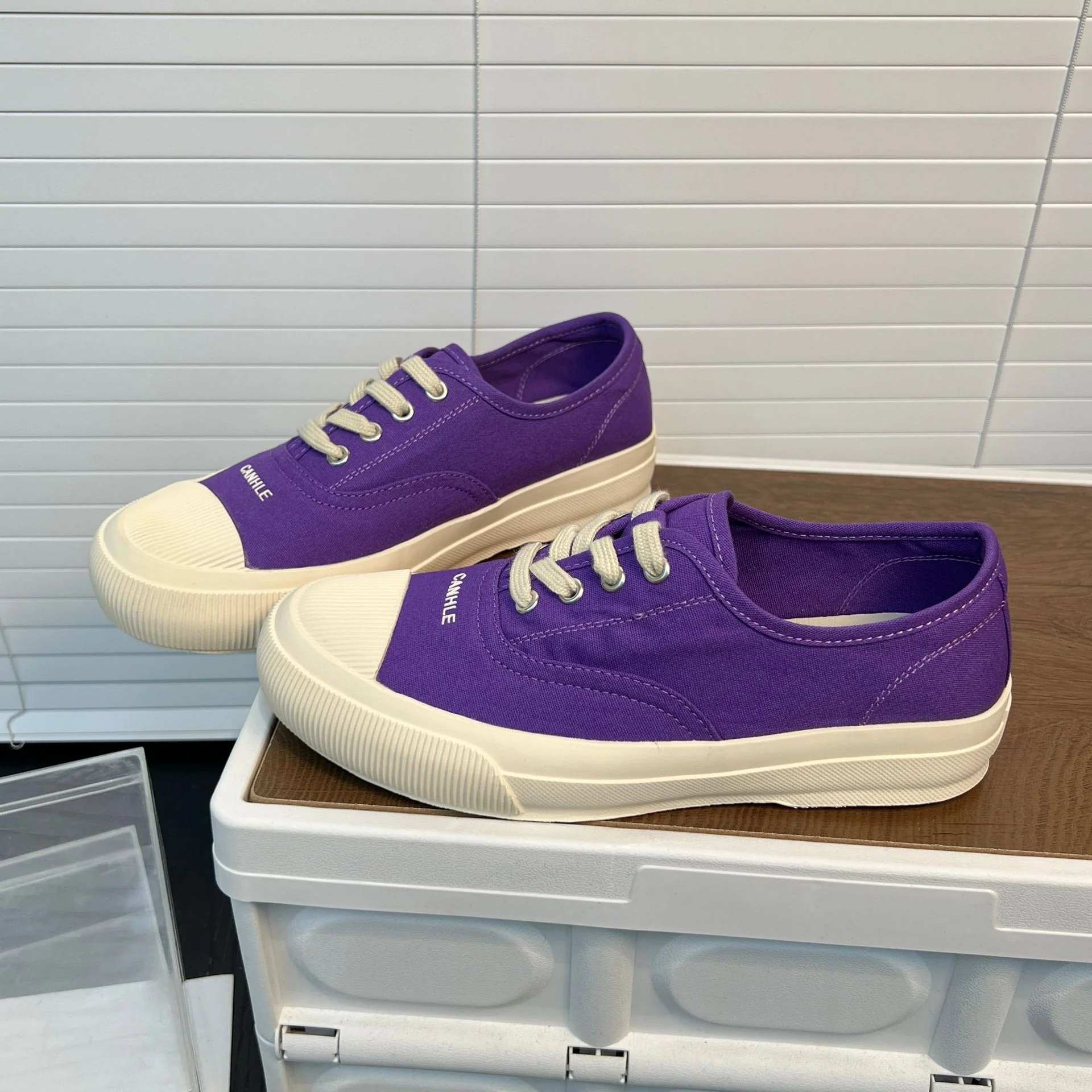 Damen lässige Segelschuhe mit atmungsaktiver Baumwolloberfläche und rutschfester Sohle Heidi Mode - Image 3