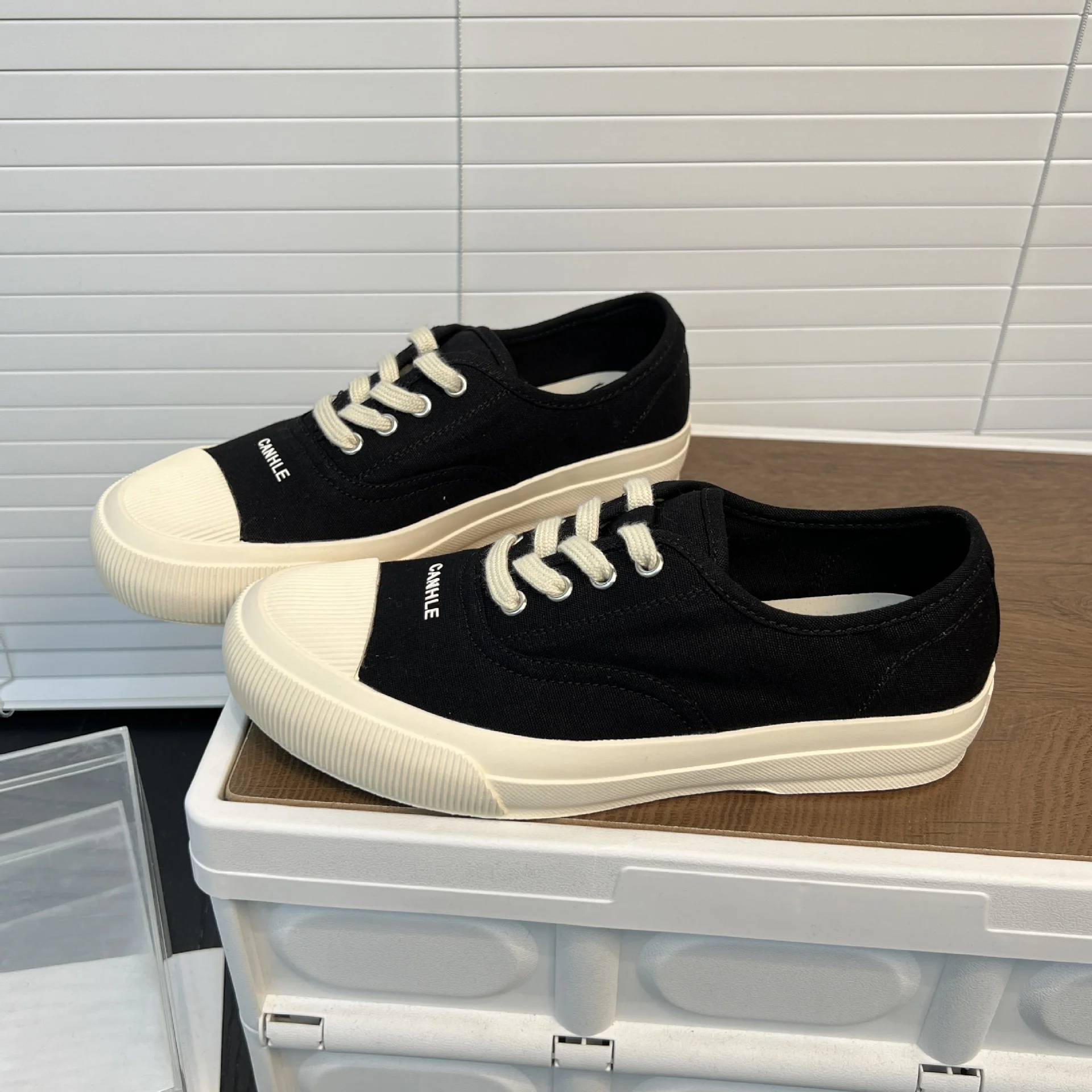 Damen lässige Segelschuhe mit atmungsaktiver Baumwolloberfläche und rutschfester Sohle Heidi Mode - Image 6