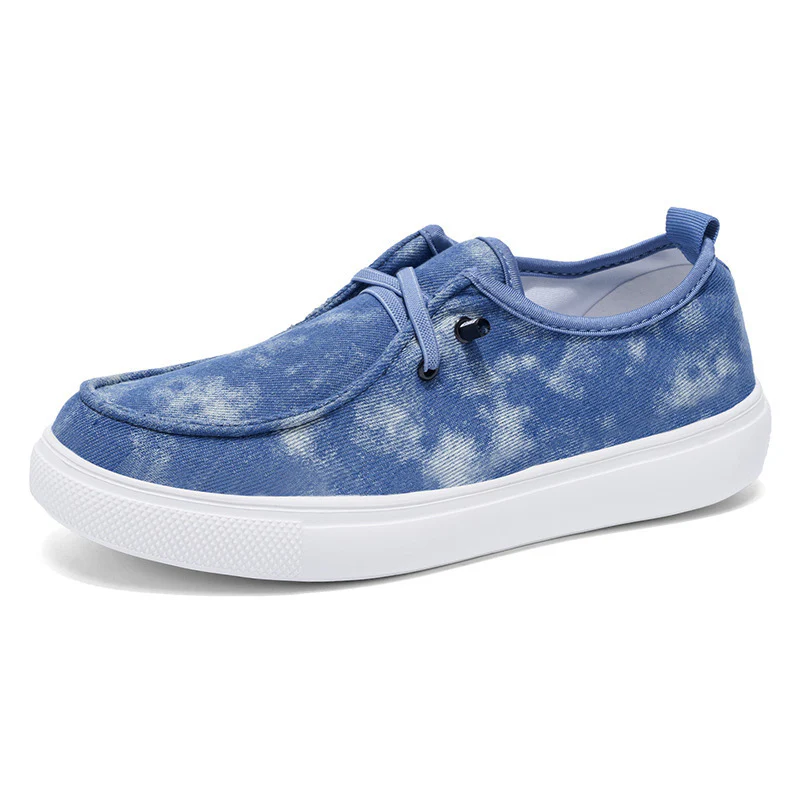Damen lässige Slip-On Sneakers aus atmungsaktivem Denim mit elastischem Einschlupf Heidi Mode - Image 8
