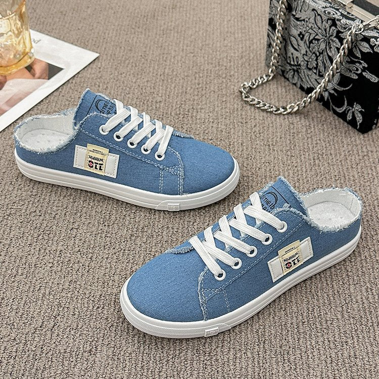 Damen lässige Slip-On Sneakers mit modischen Fransen und atmungsaktiver Sohle Heidi Mode - Image 2