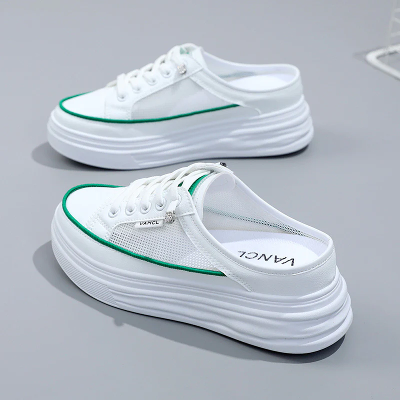 Damen lässige Sneaker mit atmungsaktivem Mesh-Obermaterial und dämpfender Sohle Heidi Mode - Image 3