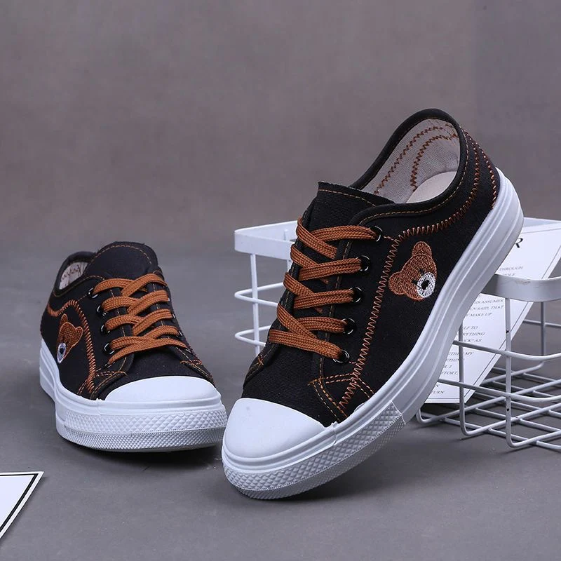 Damen lässige Sneaker mit Bärenmotiven Heidi Mode - Image 2