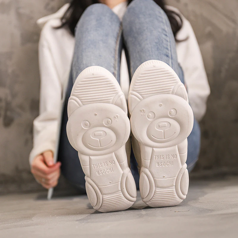 Damen lässige Sneakers mit atmungsaktiver Canvas-Oberfläche und dämpfendem Sohlenprofil Heidi Mode - Image 4