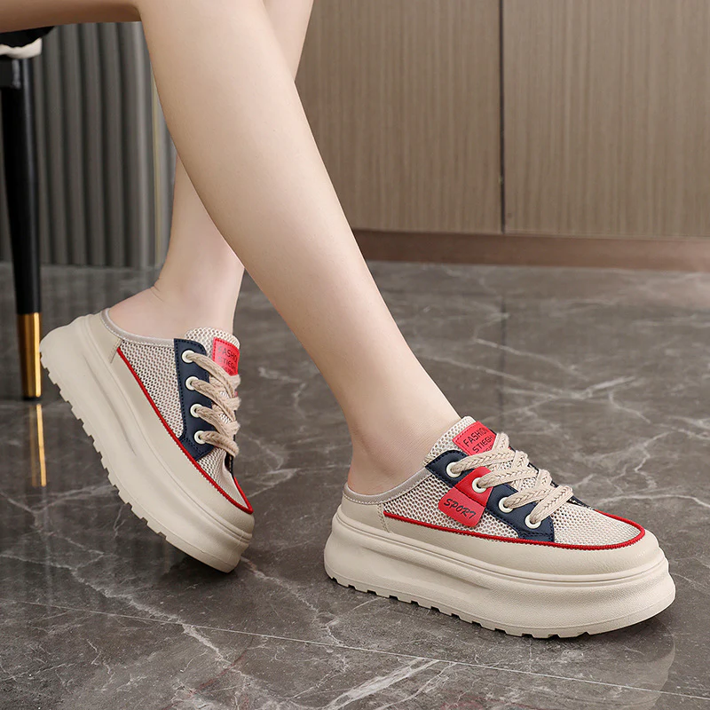Damen Lässige Sneakers mit innovativem Zipper-Design und bequemer Dämpfung Heidi Mode - Image 3