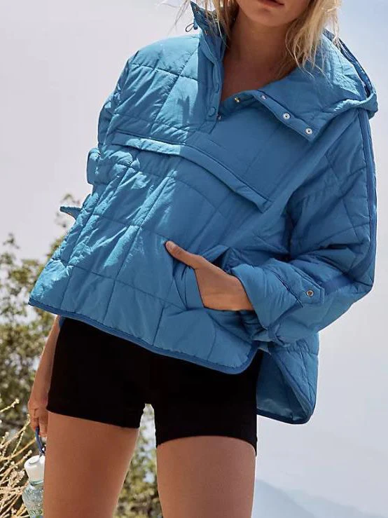 Damen lässige Winterjacke mit Steppdesign und Kragen Heidi-Mode - Image 16