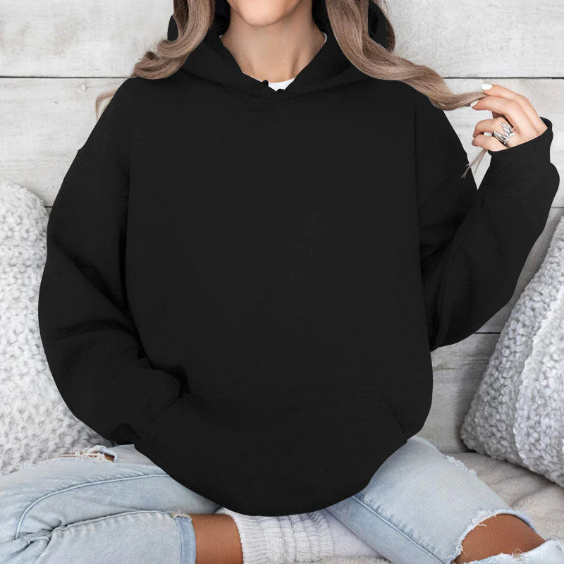 Damen Lässiger Hoodie mit Kängurutasche und Gemütlichem Schnitt Heidi-Mode - Image 2