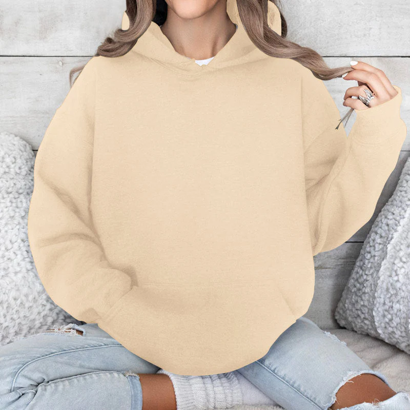 Damen Lässiger Hoodie mit Kängurutasche und Gemütlichem Schnitt Heidi-Mode - Image 4