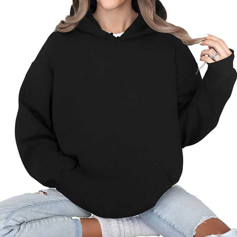 Damen Lässiger Hoodie mit Kängurutasche und Gemütlichem Schnitt Heidi-Mode - Image 5