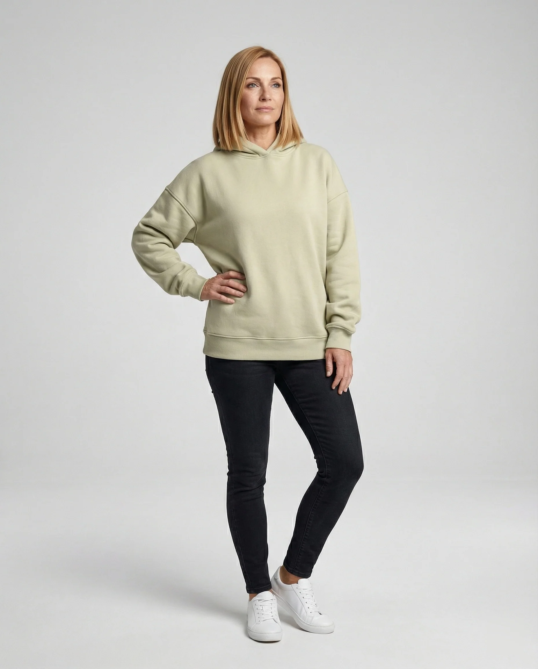 Damen Oversized Hoodie mit Kapuze - Image 3