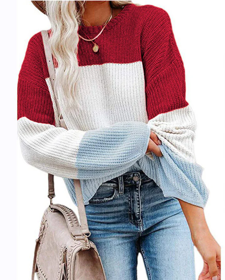 Damen lässiger Strickpullover Heidi-Mode - Image 13