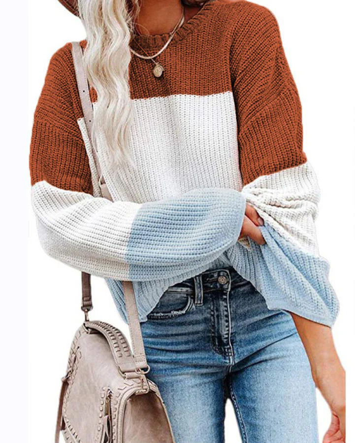 Damen lässiger Strickpullover Heidi-Mode - Image 4
