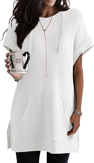 Damen Lässiges Hoodie-Kleid mit Praktischer Kängurutasche und Relaxed-Fit Heidi-Mode - Image 7