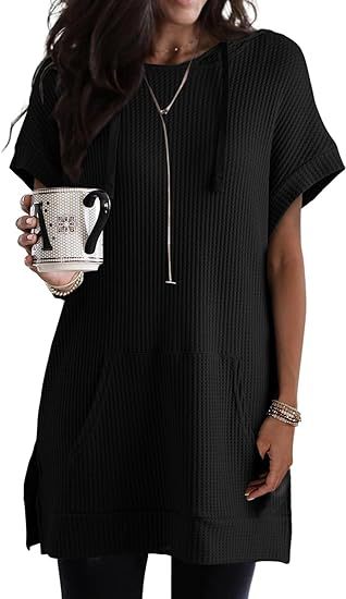 Damen Lässiges Hoodie-Kleid mit Praktischer Kängurutasche und Relaxed-Fit Heidi-Mode - Image 8