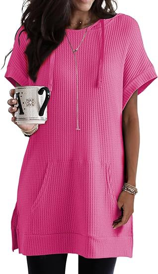 Damen Lässiges Hoodie-Kleid mit Praktischer Kängurutasche und Relaxed-Fit Heidi-Mode - Image 9