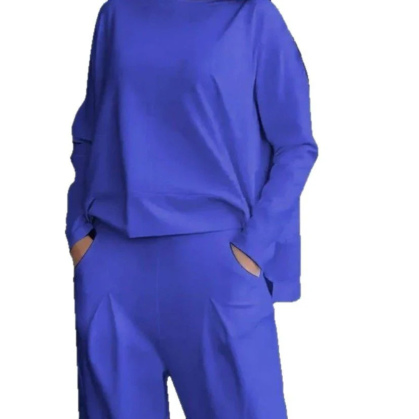 Jogginganzug Damen Lounge-Set mit weiten Ärmeln und Taschen - Image 14