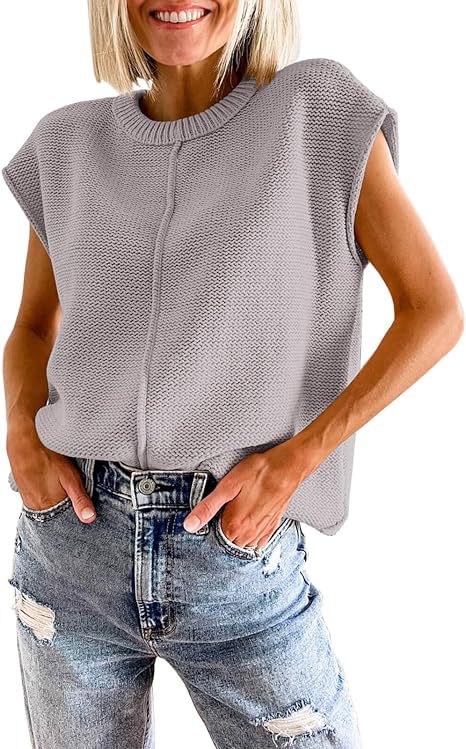 Damen lässiges Strickoberteil mit überschnittenen Schultern und strukturierter Textur Heidi-Mode - Image 11