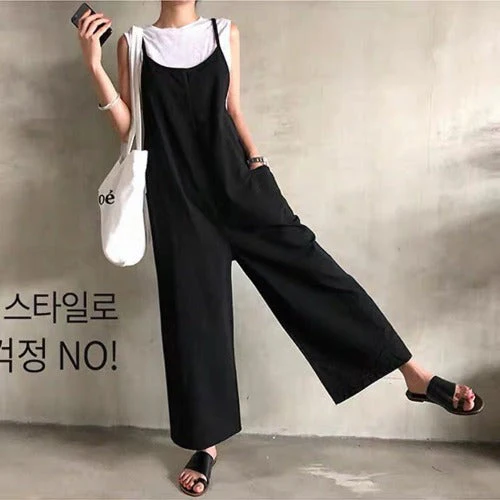 Damen Latzhose Im Lässigen Stil mit Verstellbaren Trägern und Großem Komfort Heidi-Mode - Image 3