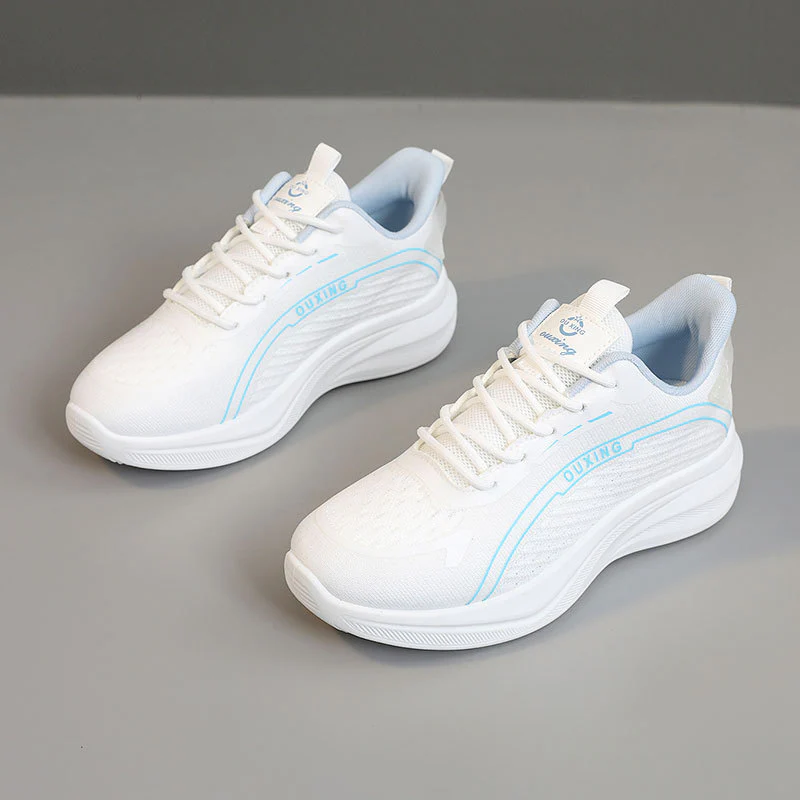 Damen Lauf-Sneaker mit atmungsaktivem Mesh-Obermaterial und dämpfender Sohle Heidi Mode - Image 6