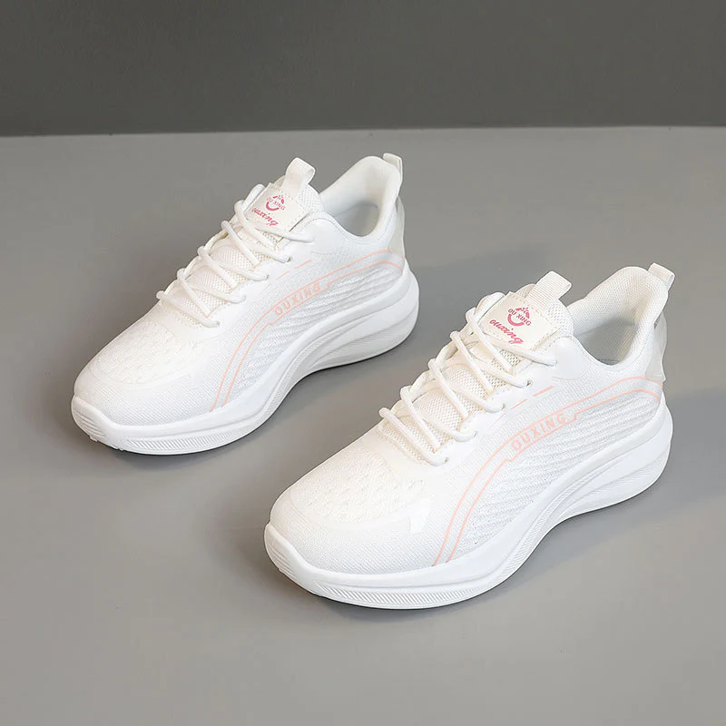 Damen Lauf-Sneaker mit atmungsaktivem Mesh-Obermaterial und dämpfender Sohle Heidi Mode - Image 7