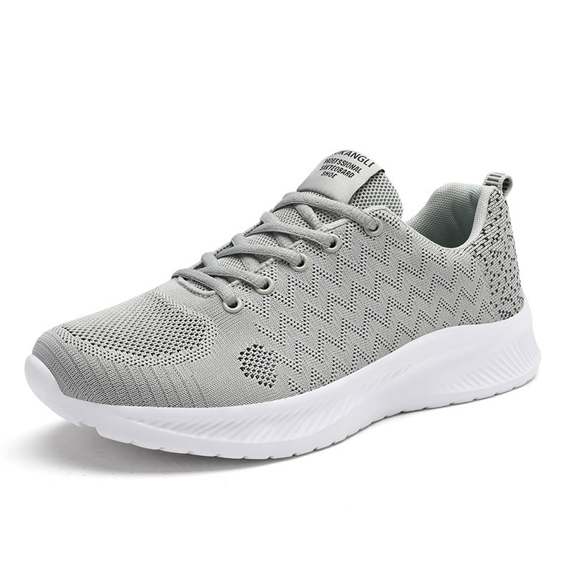 Damen Laufende Sneakers mit atmungsaktivem gestricktem Obermaterial und stoßdämpfender Sohle Heidi Mode - Image 3