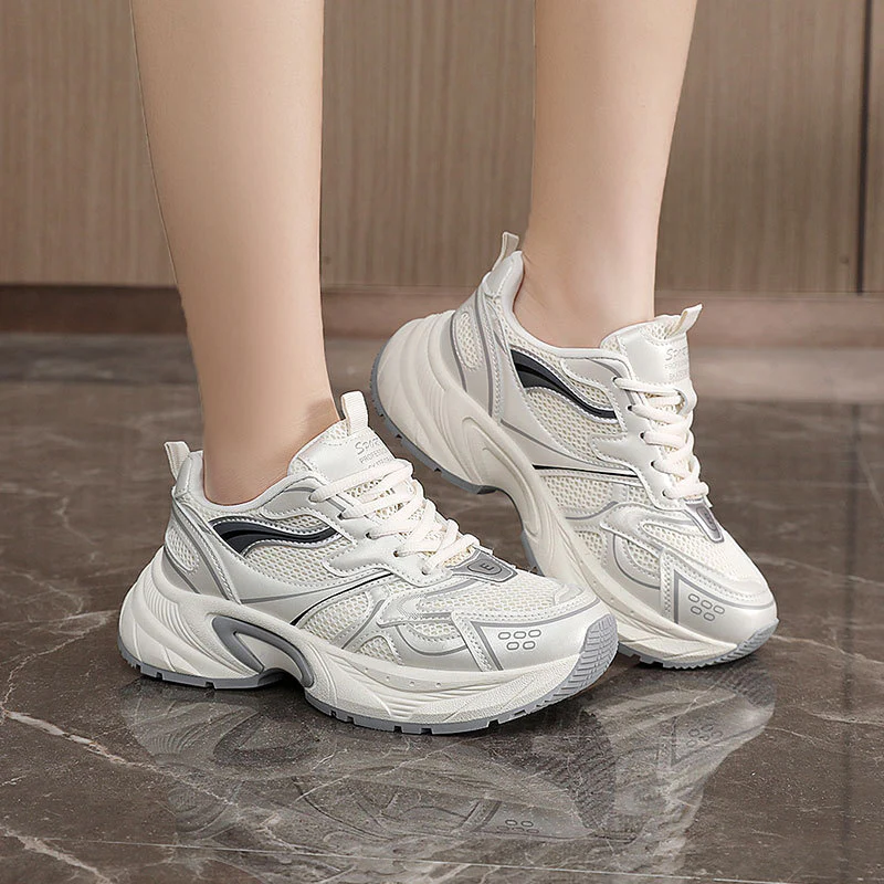 Damen Laufschuhe mit atmungsaktivem Obermaterial und stoßdämpfender Sohle Heidi Mode - Image 3