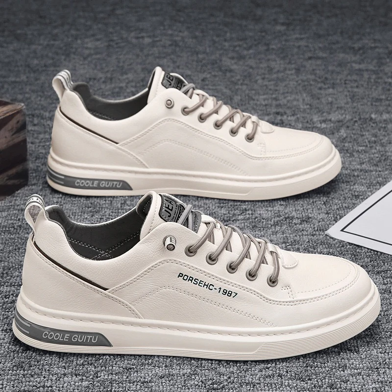 Damen Leder Sneakers mit modischen Akzenten und dämpfendem Sohlenprofil Heidi Mode - Image 4